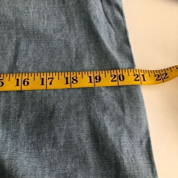 Levi’s Denim Chambray Blue, Mirabelle Dolman Sleeve, Coastal Grandma Top Size S - Picture 9 of 12